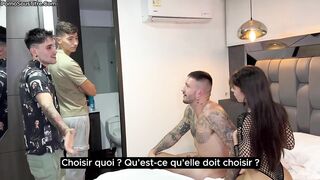 Ma Copine Se Fait Enculer et Double Pénétrer par Mes Potes – Mells Blanco